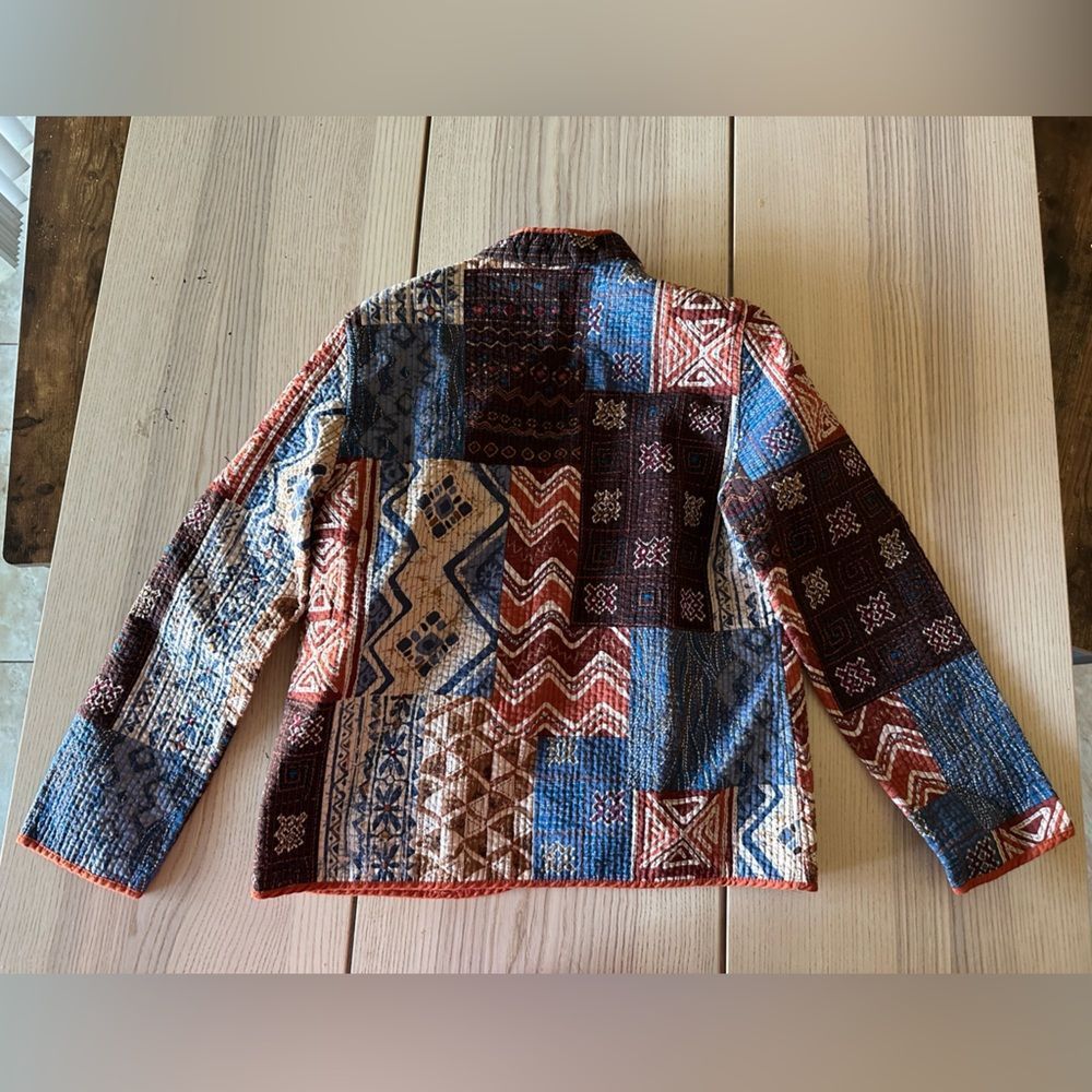 Alfred Dunner Grannycore Quilted Patchwork Geomet… - image 2